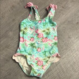Sand N Sun toddler 4t flamingo swim suit